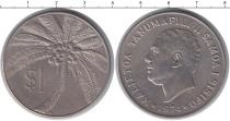 Продать Монеты Самоа 1 тала 1974 Медно-никель