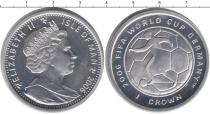 Продать Монеты Остров Мэн 1 крона 2005 Серебро