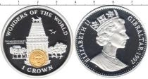 Продать Монеты Гибралтар 1 крона 1997 Серебро