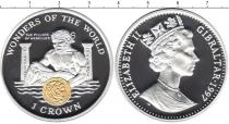 Продать Монеты Гибралтар 1 крона 1997 Серебро