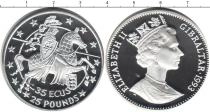 Продать Монеты Гибралтар 35 экю 1992 Серебро