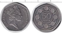 Продать Монеты Гибралтар 50 пенсов 1998 Медно-никель