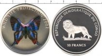 Продать Монеты Конго 10 франков 2002 Серебро