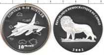 Продать Монеты Конго 10 франков 2002 Серебро