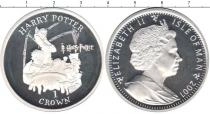 Продать Монеты Остров Мэн 1 крона 2001 Серебро