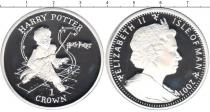 Продать Монеты Остров Мэн 1 крона 2001 Серебро