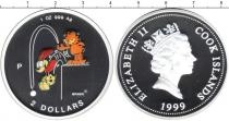 Продать Монеты Острова Кука 2 доллара 1999 Серебро
