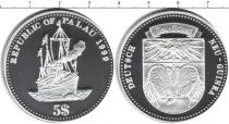 Продать Монеты Палау 5 долларов 1999 Серебро