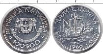 Продать Монеты Португалия 100 эскудо 1989 Серебро