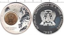 Продать Монеты Сан-Томе и Принсипи 2000 добрас 1999 Серебро