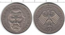 Продать Монеты ФРГ 2 марки 1968 Медно-никель
