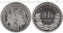 Продать Монеты Швейцария 5 франков 1982 Серебро
