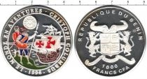 Продать Монеты Бенин 1000 франков 1996 Серебро