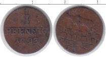 Продать Монеты Анхальт-Бернбург 1 пфенниг 1793 Медь