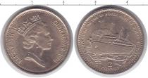 Продать Монеты Гибралтар 2 фунта 1994 Медь