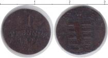 Продать Монеты Саксен-Веймар-Эйзенах 1 пфенниг 1821 Медь