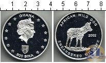 Продать Монеты Гана 500 сика 2002 Серебро