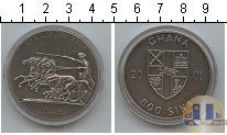 Продать Монеты Гана 500 сика 2001 Серебро