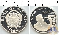 Продать Монеты Науру 10 долларов 1994 Серебро