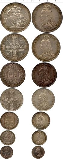 Продать Подарочные монеты Великобритания Великобритания 1887 1887 Серебро
