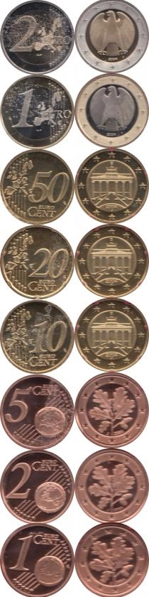 Продать Подарочные монеты Германия Выпуск 2004 года, Чеканка Гамбурга 2004 