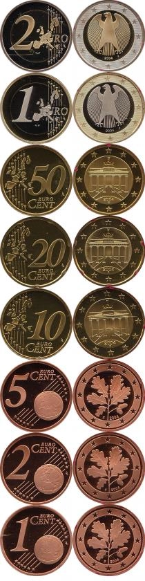 Продать Подарочные монеты Германия Выпуск 2004 года, Чеканка Штуттгарта 2004 