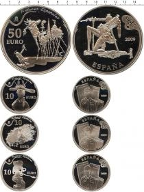 Продать Подарочные монеты Испания Творчество Сальвадора Дали 2009 Серебро