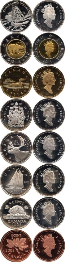 Продать Подарочные монеты Канада Выпуск 2003 года 2003 