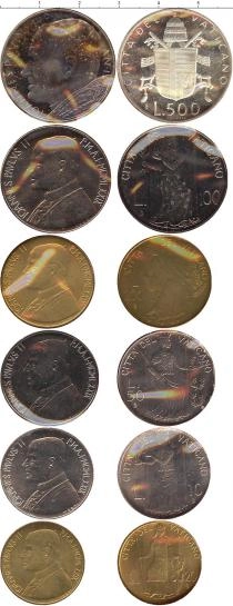 Продать Подарочные монеты Ватикан Набор монет 1979 года выпуска 1979 