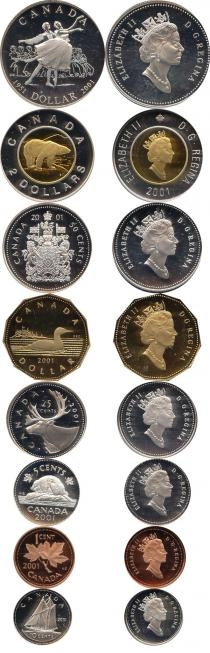 Продать Подарочные монеты Канада Балет 2001 