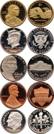 Продать Подарочные монеты США Выпуск монет 2010 года 2010 