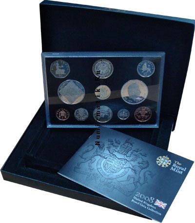 Продать Подарочные монеты Великобритания Новые гербы 2008 2008 