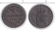 Продать Монеты Бавария 1 крейцер 1851 Медь