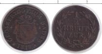Продать Монеты Баден 1/2 крейцера 1817 Медь