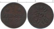 Продать Монеты Бранденбург 1 пфенниг 1796 Медь