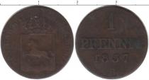 Продать Монеты Ганновер 1 пфенниг 1857 Серебро