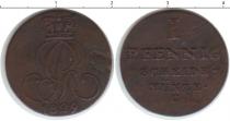 Продать Монеты Ганновер 1 пфенниг 1829 Медь
