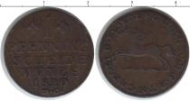 Продать Монеты Ганновер 1 пфенниг 1820 Медь
