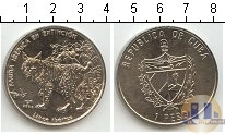 Продать Монеты Куба 1 песо 2004 Медно-никель