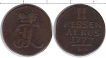 Продать Монеты Гессен 2 хеллера 1777 Медь