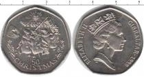 Продать Монеты Гибралтар 50 пенсов 1995 Медно-никель