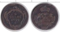 Продать Монеты Италия 2 сольди 1799 Медь