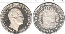 Продать Монеты Мекленбург-Шверин 1 талер 1848 Серебро