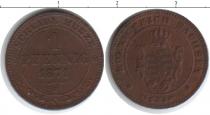 Продать Монеты Саксен-Альтенбург 1 пфенниг 1871 Медь