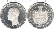 Продать Монеты Саксония 1 талер 1870 Серебро
