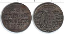 Продать Монеты Саксония 1/48 талера 1779 Серебро