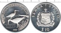 Продать Монеты Самоа 10 тала 1992 Серебро
