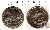 Продать Монеты Куба 1 песо 2000 Медно-никель