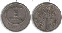 Продать Монеты Тунис 5 сантим 1954 Медно-никель