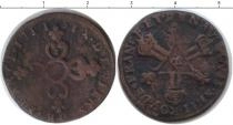 Продать Монеты Франция 1 динер 1711 Медь